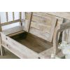 Reclaimed Teak Country Bench with Storage Compartment - 5